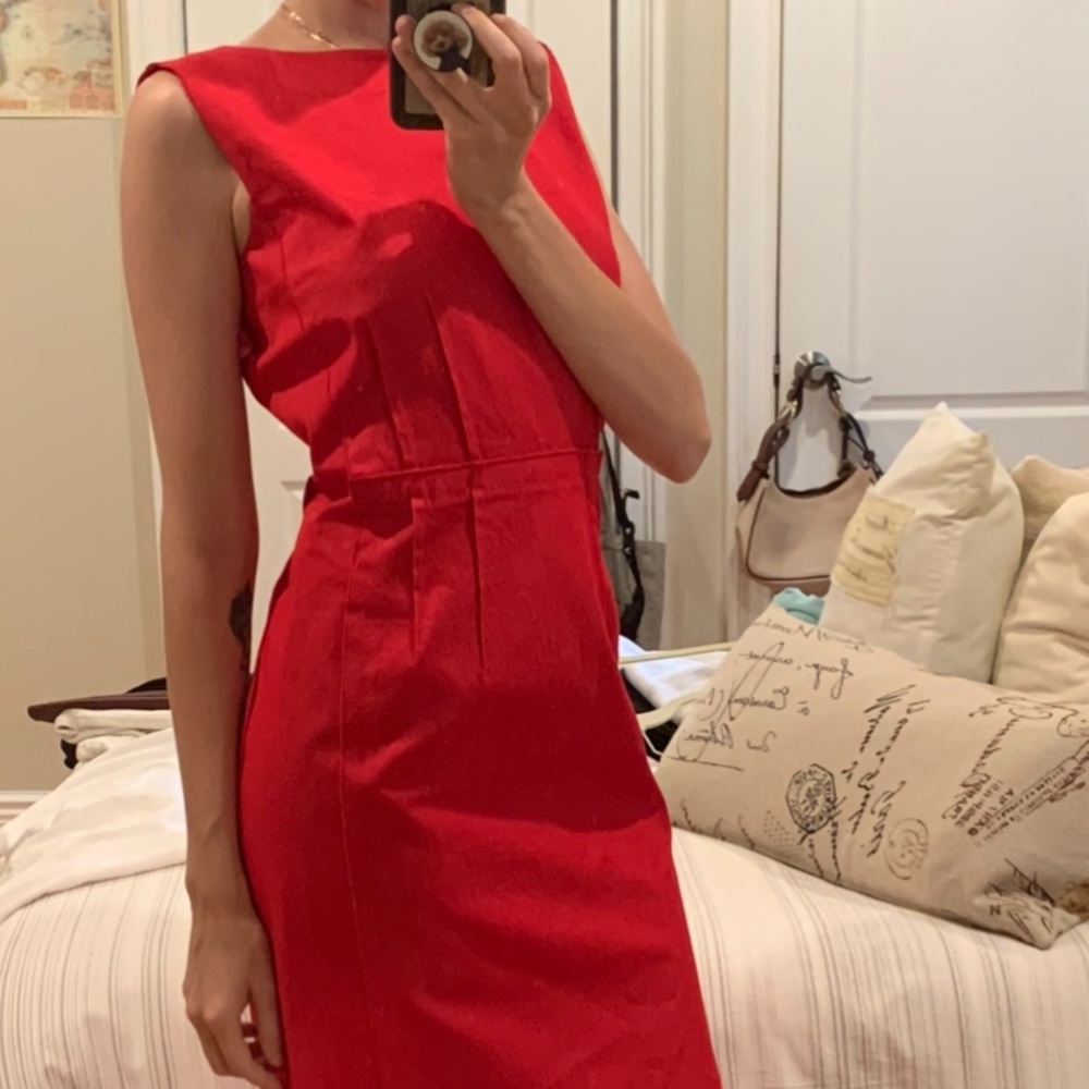 Lafayette 148 New York Pleat Dress
